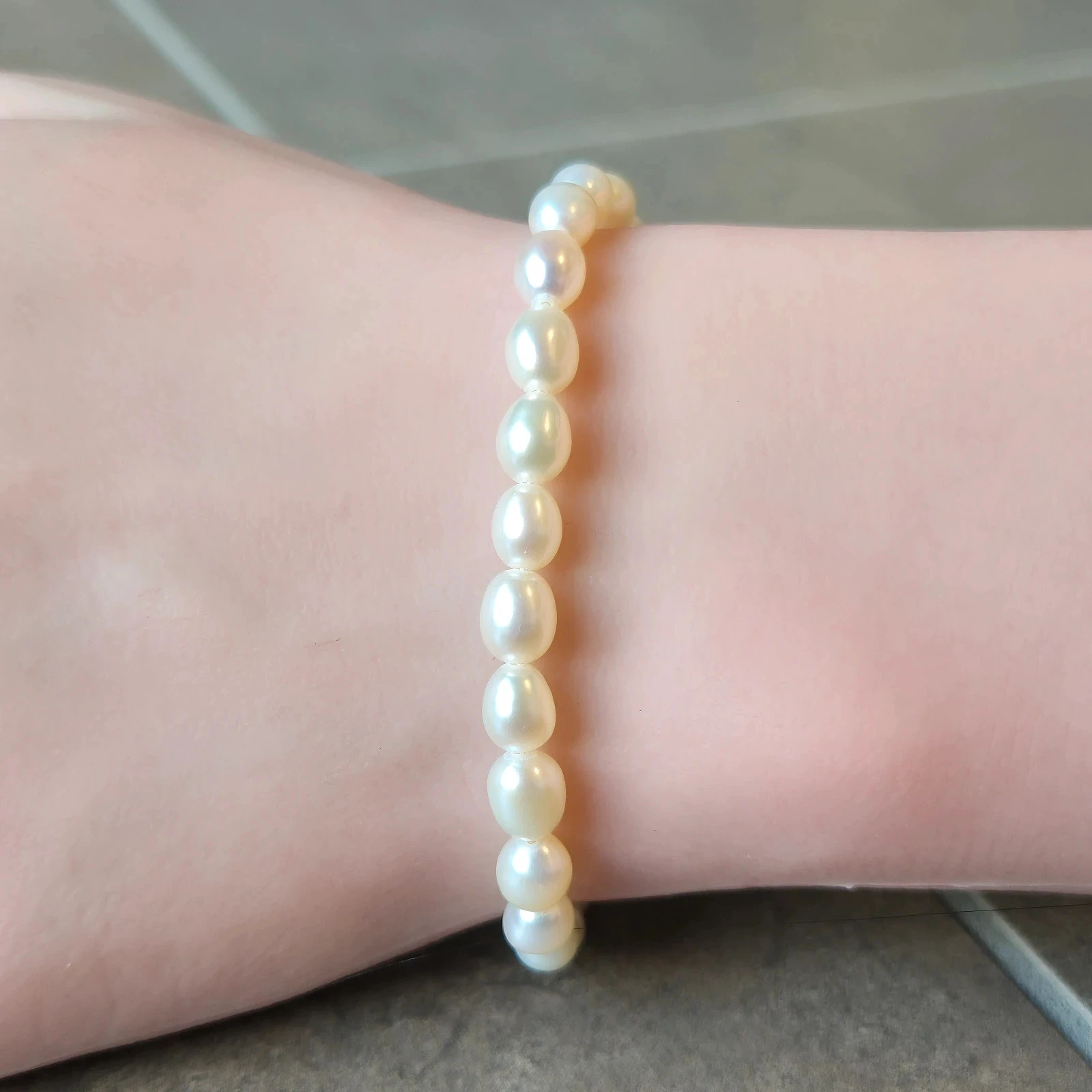 #Echte parelketting met S925 zilveren sluiting – photo 4